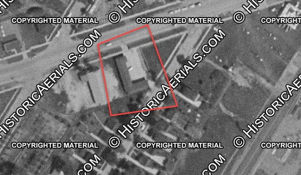 Melrose Inn & Suites (Melrose Motel) - 1957 Aerial (newer photo)